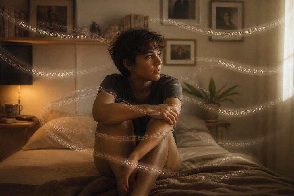 descubre las 5 creencias invisibles que limitan tu placer y aprende a liberarte para disfrutar plenamente de tu sexualidad.