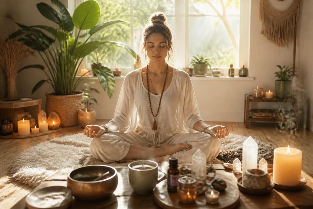 descubre rituales de sanación sencillos para mujeres que puedes empezar hoy mismo, sin complicaciones, para mejorar tu bienestar y energía positiva.